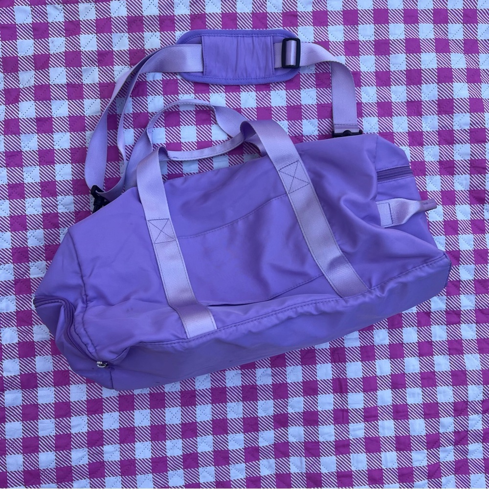 Purple Duffel Bag